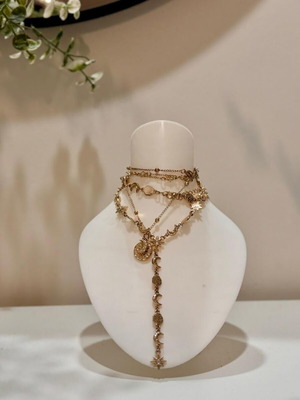 Necklace stand white 3D printed, height 16cm, new