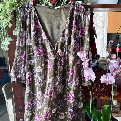 Romantic tunic La Redoute Collections like new, multicolored, size L