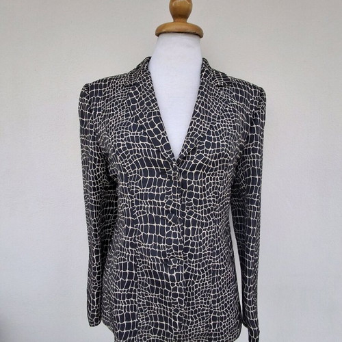 Etienne blazer XL like new, black and white pattern