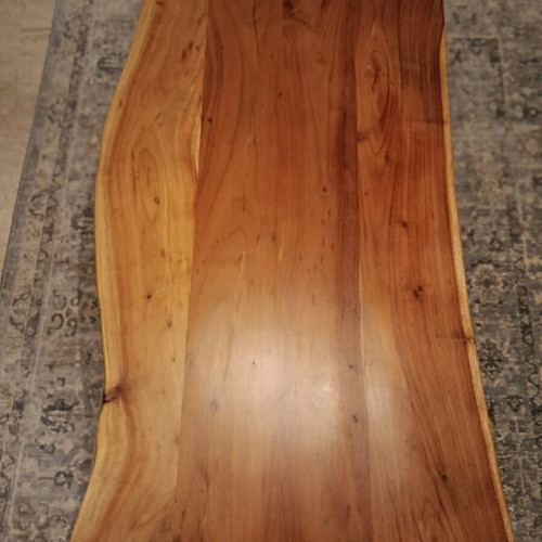 Coffee table used, solid wood, 1.15x63 cm
