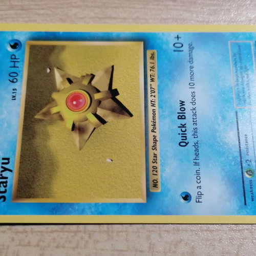 Pokémon Staryu Evolutions 2016 card new