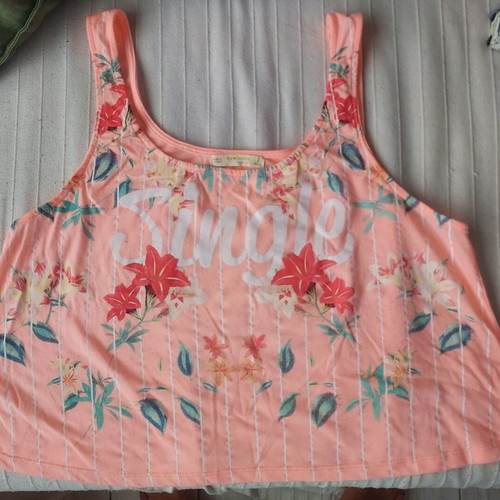 Bershka Single Pink T-shirt like new, size L