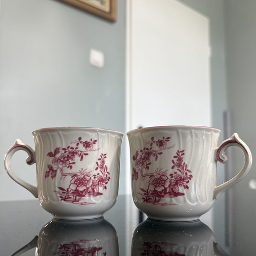Villeroy & Boch Valeria Vintage Porcelain Cups set of 2 like new