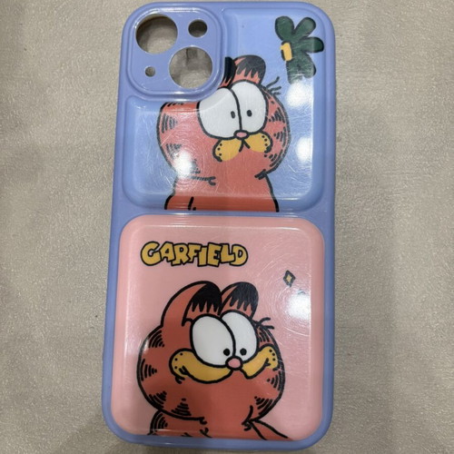 iPhone 13 case like new with Garfield design