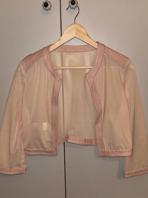 Sandro Ferrone new bolero with leather and transparency