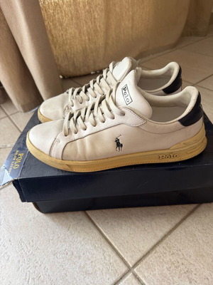 Polo Ralph Lauren sneakers used, size 42, white