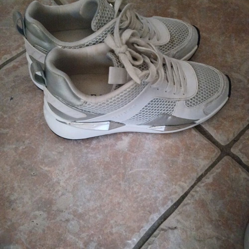 Guess sneakers size 38 used, white sports shoes