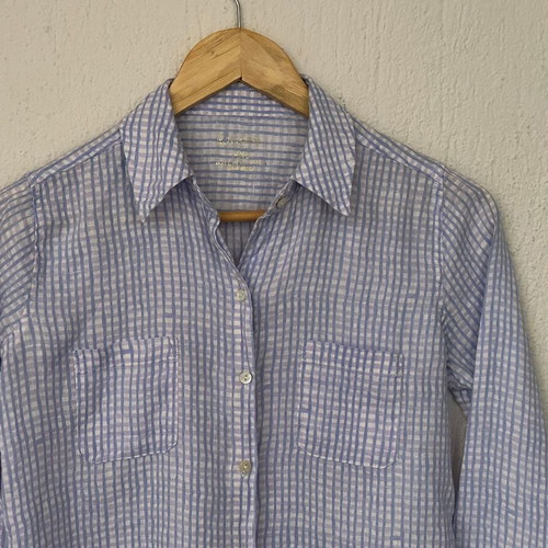 Linen shirt Lilly Pulitzer like new, size XS, blue