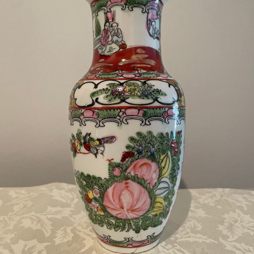 Macau vintage porcelain vase new 22x10 cm