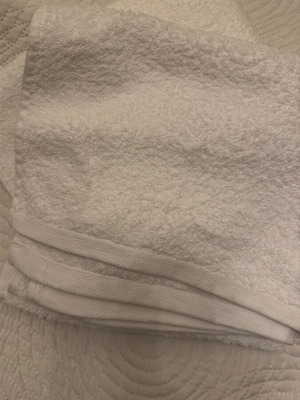 Face towels like new, pack of 8, 100% cotton, 0.50 x 0.86 m