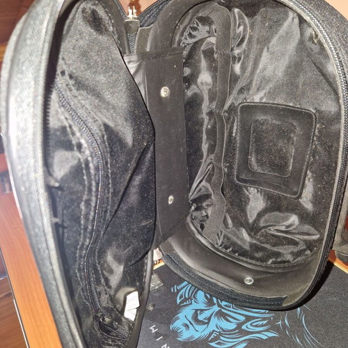 Toiletry bag used, small, black
