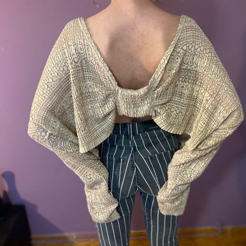 Nidodileda blouse one size like new, beige
