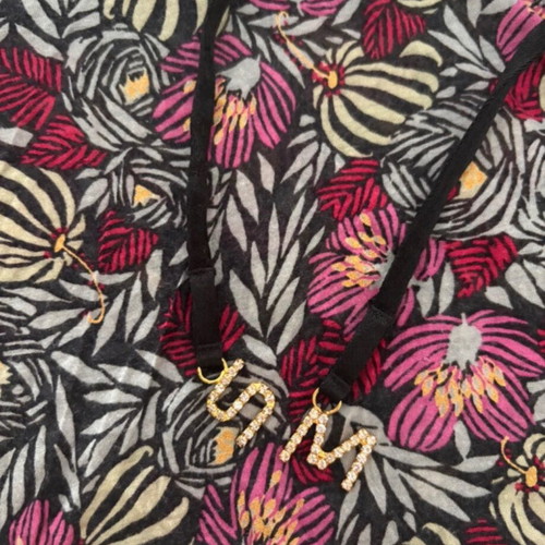 Vintage Y2K Miss Sixty blouse with open back, floral, like new