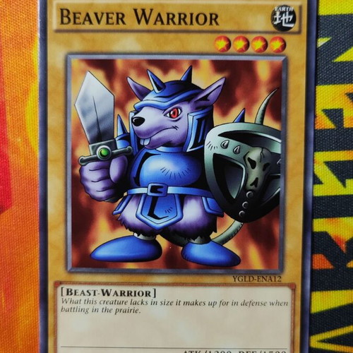 Beaver Warrior YGLD Yu-Gi-Oh! card new