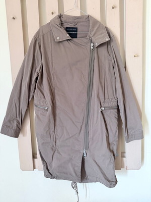 Allsaints women's parka jacket olive like new