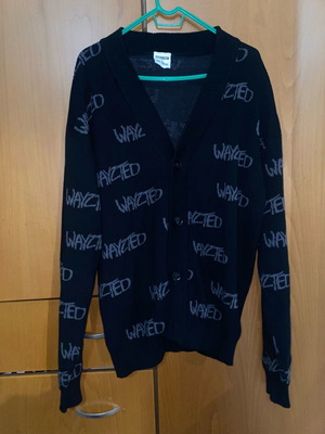 Knitted cardigan new, size L, black