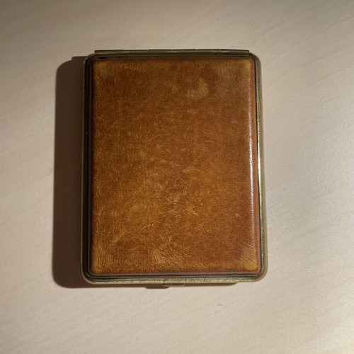 Leather tobacco case used