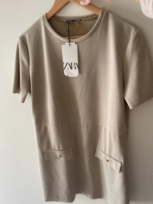 Zara φόρεμα καινούργιο, μέγεθος L, μπεζ