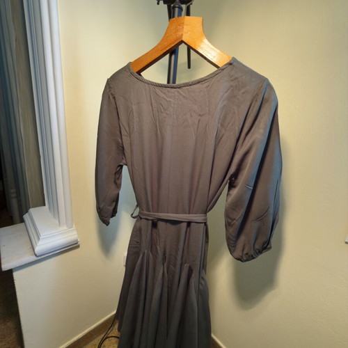 Balloon dress Celestino new, olive green