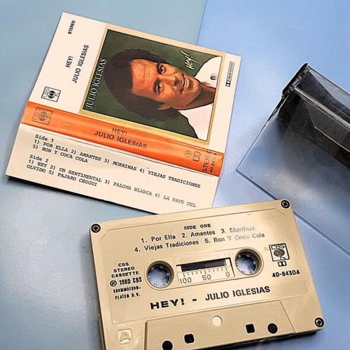 Julio Iglesias Hey cassette tape used, CBS 1980 edition