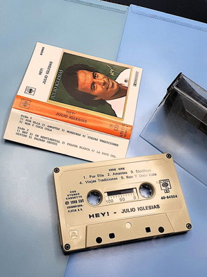 Julio Iglesias Hey cassette tape used, CBS 1980 edition