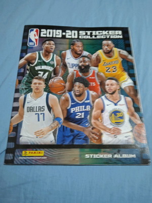 NBA 2019-2020 Panini άλμπουμ με 264 από τα 464 αυτοκόλλητα