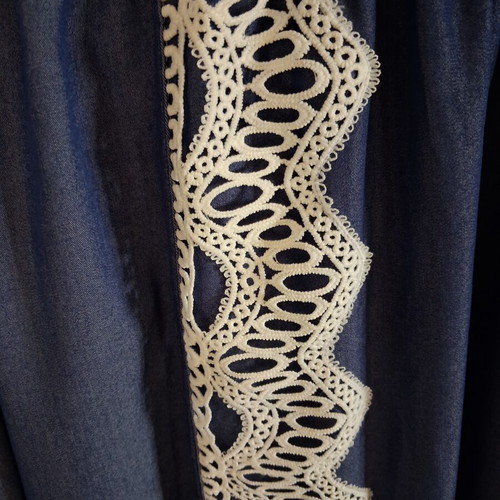 Maxi semizie dress blue, like new, FN Fashion Italy