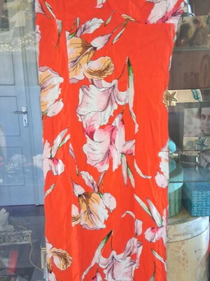 Minkpink Tangerine Dream Floral Midi Dress new, small medium