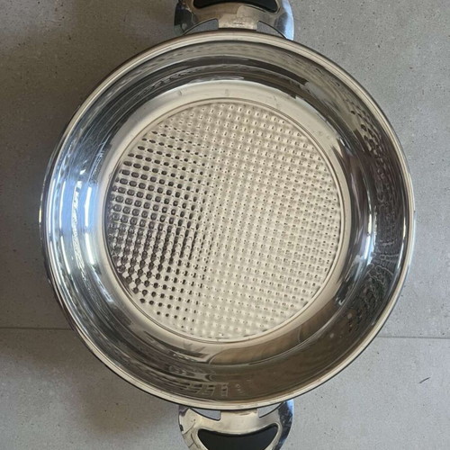 Fisslee frying pan with Novogrill surface, stainless steel 18/10
