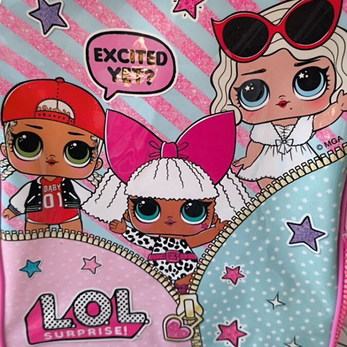 LOL Surprise Toddler Bag with Water Bottle Holder like new