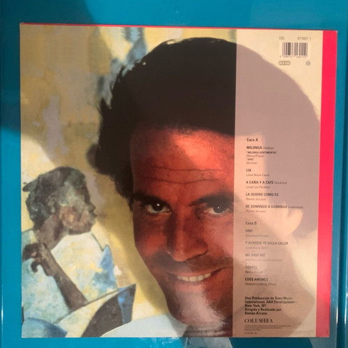 Julio Iglesias Calor vinyl LP album used