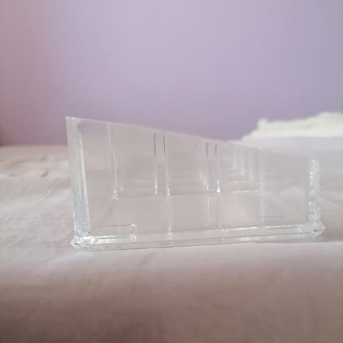Transparent Plastic Organizer Box new with compartments