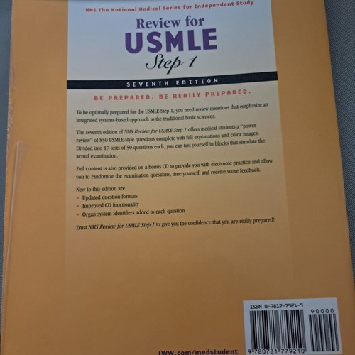 Review for USMLE Step 1 book, good condition