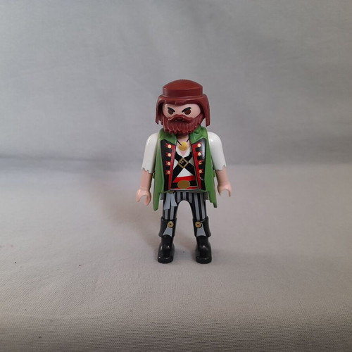 Playmobil pirate figure used, red-haired