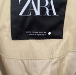 Zara down jacket new, beige, size M