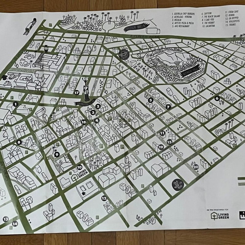 Exarchia Athens Promo Map used