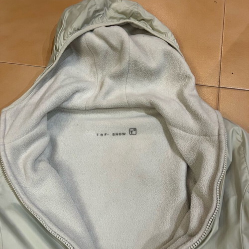 Zara jacket used, white, size S
