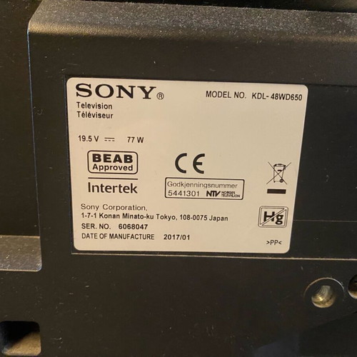 Sony 48” Smart TV like new with soundbar and subwoofer