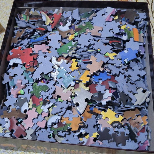Exploding Kittens puzzle 1000 pieces like new