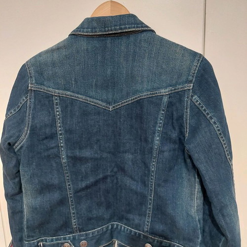GAP denim jacket used, size S, blue with lining