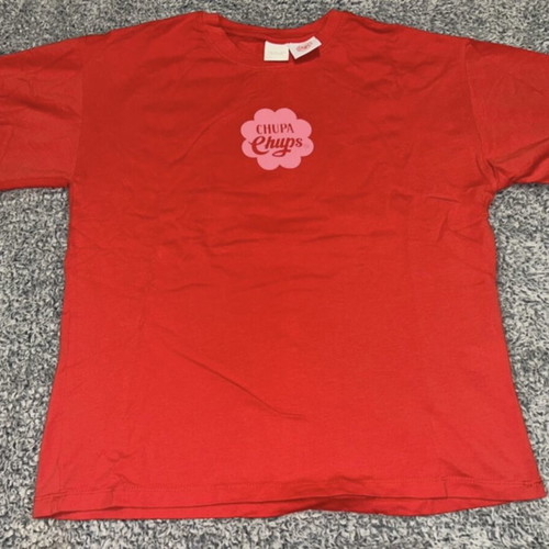Chupa Chups Zara women's T-shirt like new, red, size S