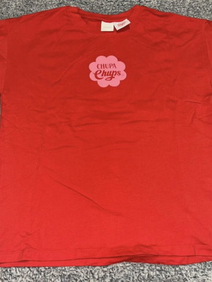 Chupa Chups Zara women's T-shirt like new, red, size S