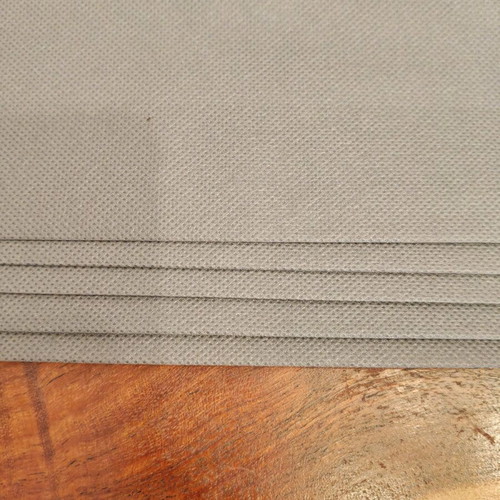 Shoe storage bags new, set of 5, grey with window