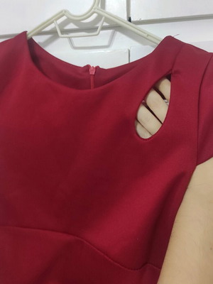 Bordeaux dress small used in very good condition