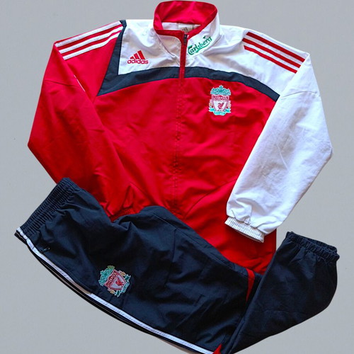 Liverpool x adidas 2007/08 football tracksuit set like new