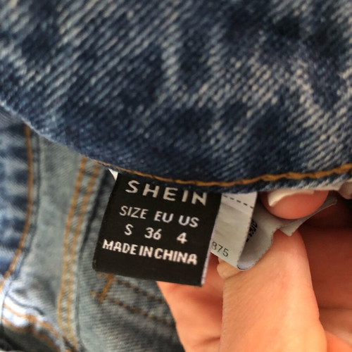 Shein women's jeans size S new, blue