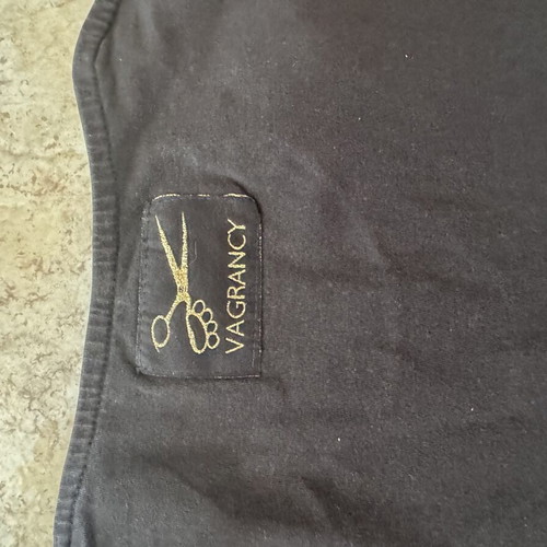 Vagrancy T-shirt medium used, black