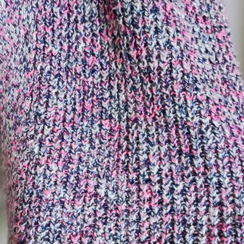 Cardigan XL with multicolor knit like new