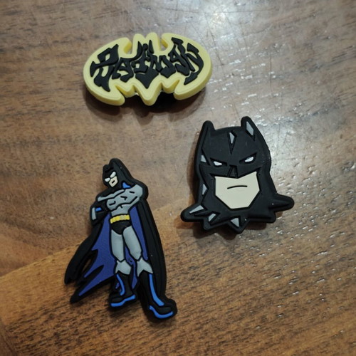 Batman pins set of 3 for Crocs new