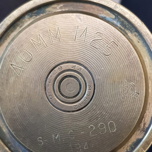 World War II shell casings used, pack of 3, height 31 cm